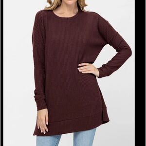 Maurices 24/7 long sleeve waffle top sz XS